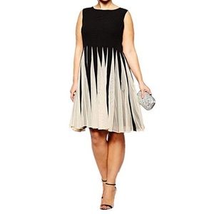 Pleated Sleeveless Dress